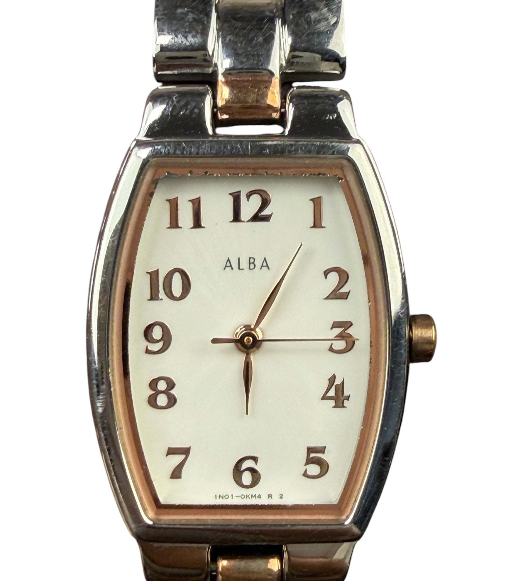 Alba 2 Tone Stainless & Rose Watch