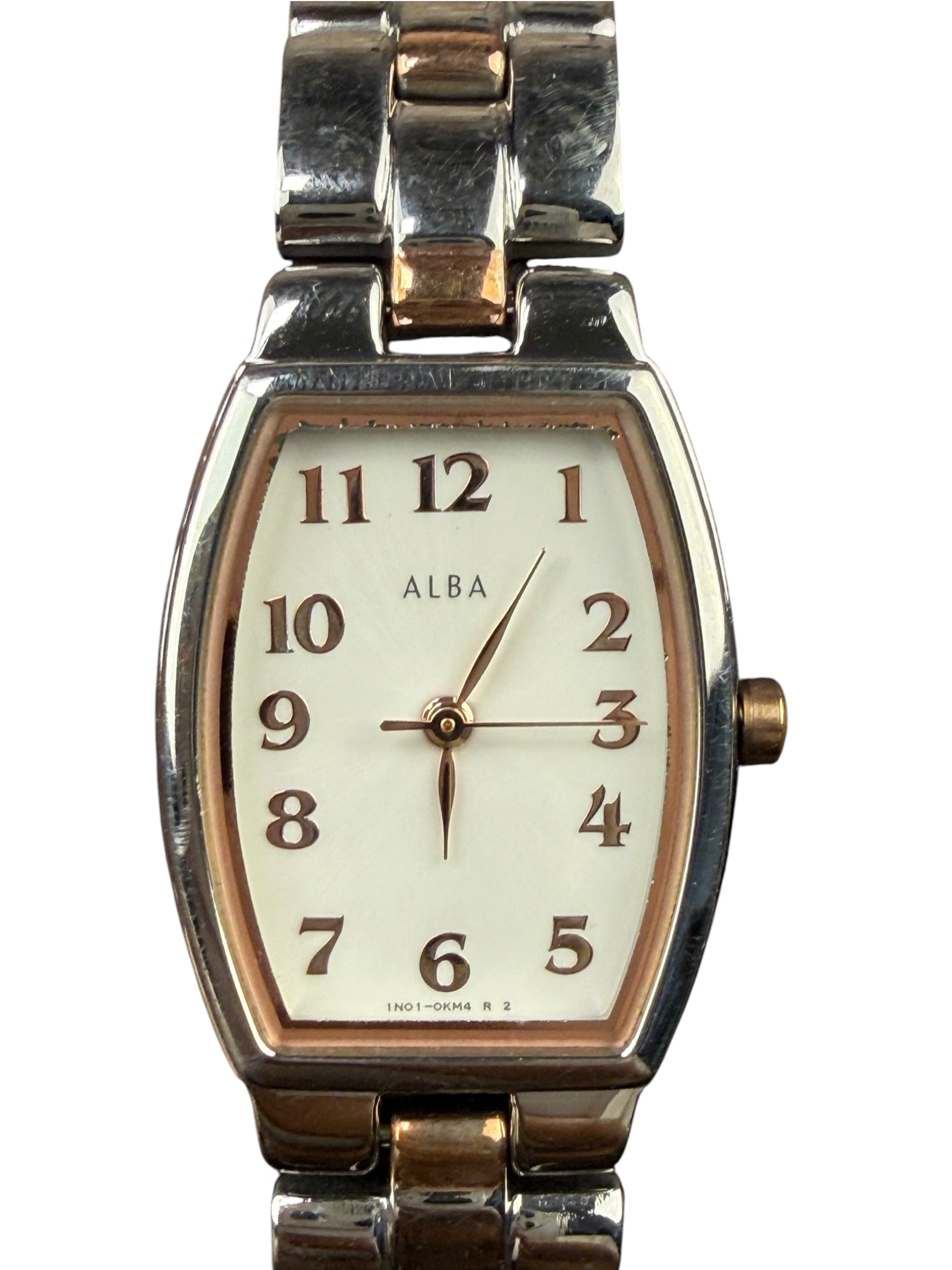 Alba 2 Tone Stainless & Rose Watch