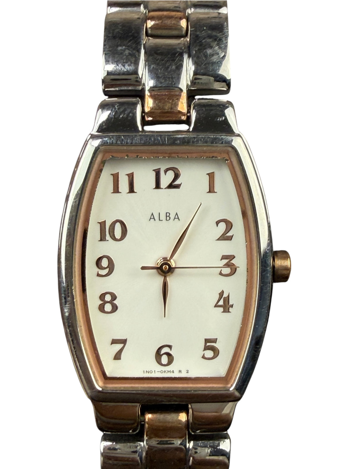 Alba 2 Tone Stainless & Rose Watch