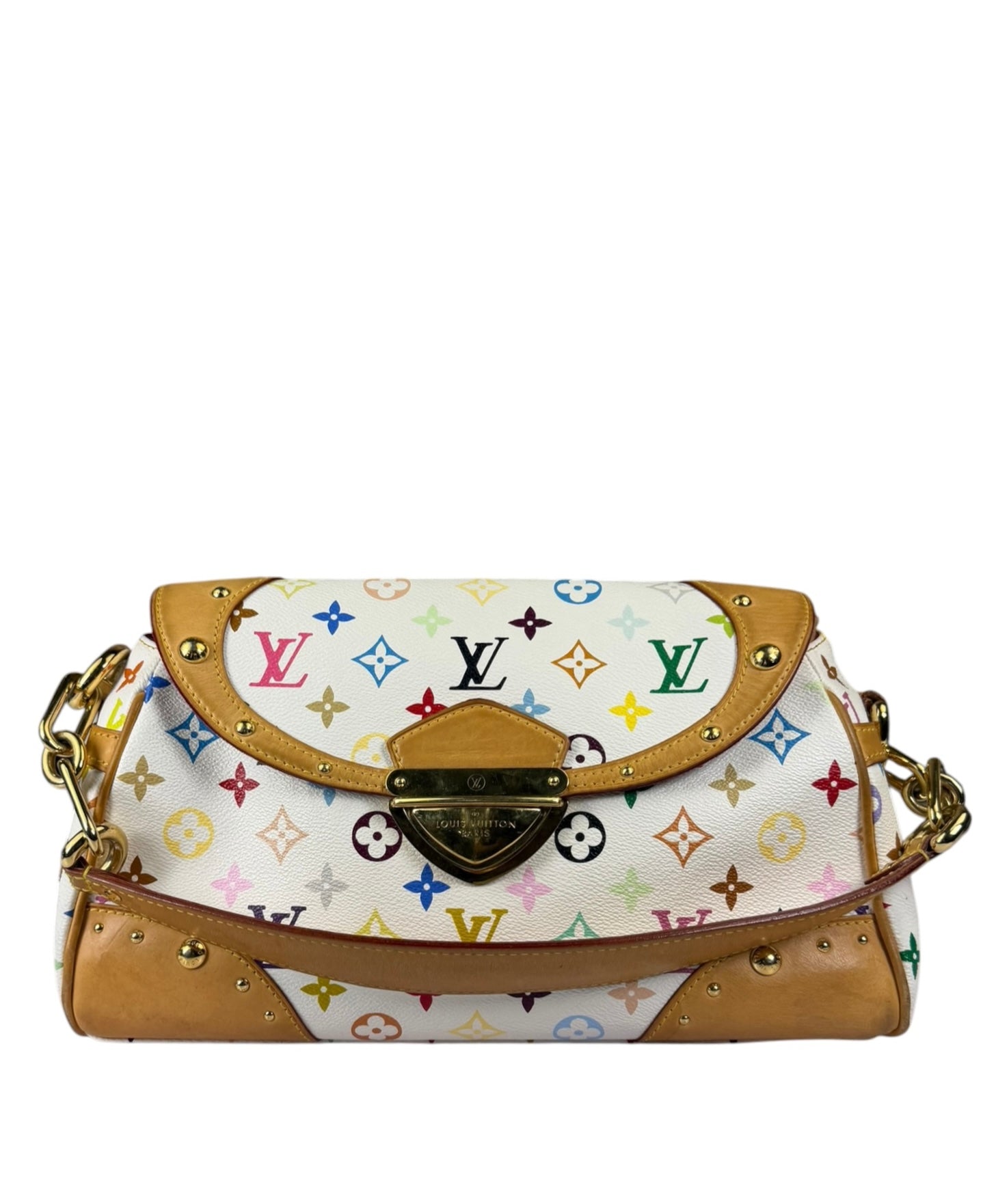 Louis Vuitton x Takashi Murakami Multicolore Monogram Beverly PM