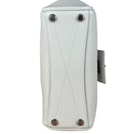 Balenciaga White Leather Bel Air Carry All Handbag
