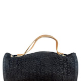Celine Black Macadam Velour Handbag