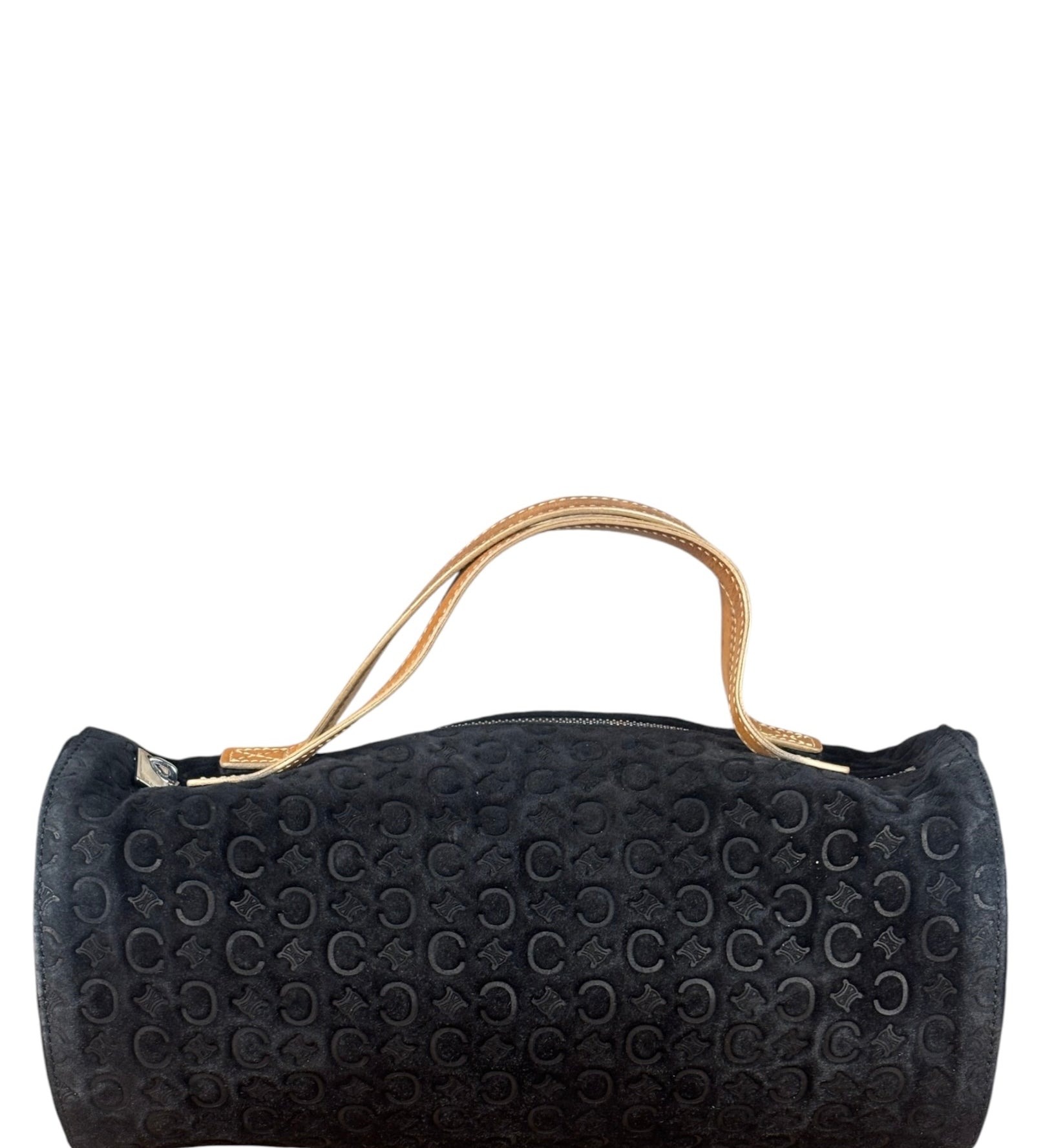Celine Black Macadam Velour Handbag