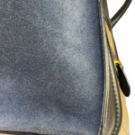 Celine Calfskin Leather/Suede Tri-Color Luggage Tote Bag