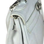 Hermes Kelly 32 White Clemence Leather Handbag 2008