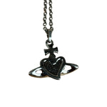 Vivienne Westwood Diamante Heart Orb Necklace