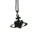 Vivienne Westwood Diamante Heart Orb Necklace