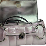 Gucci Escape Pink Leather Horsebit Shoulder Bag