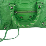 Balenciaga Green Leather Small Le City Two-Way Bag
