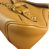 Gucci Vintage Camel Horsebit Shoulder Bag