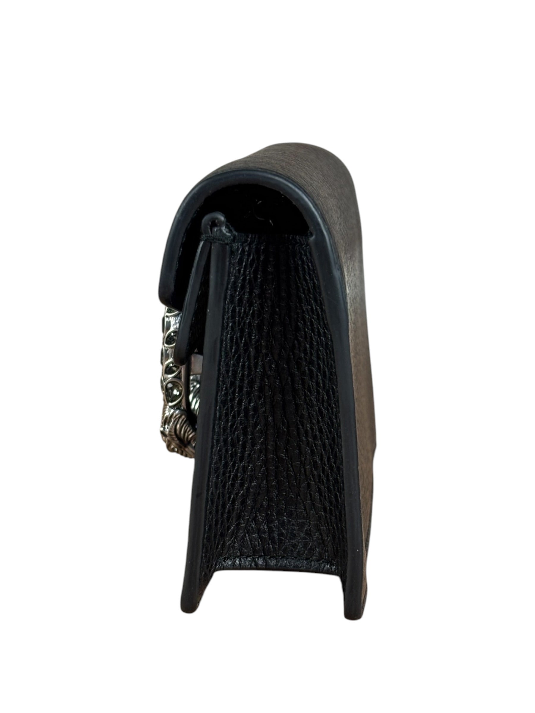 Gucci  Black Dionysus Super Mini Shoulder Bag