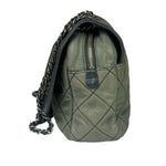 Chanel Sage Green Quilted Leather Flap Bag 2011