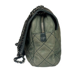 Chanel Sage Green Quilted Leather Flap Bag 2011