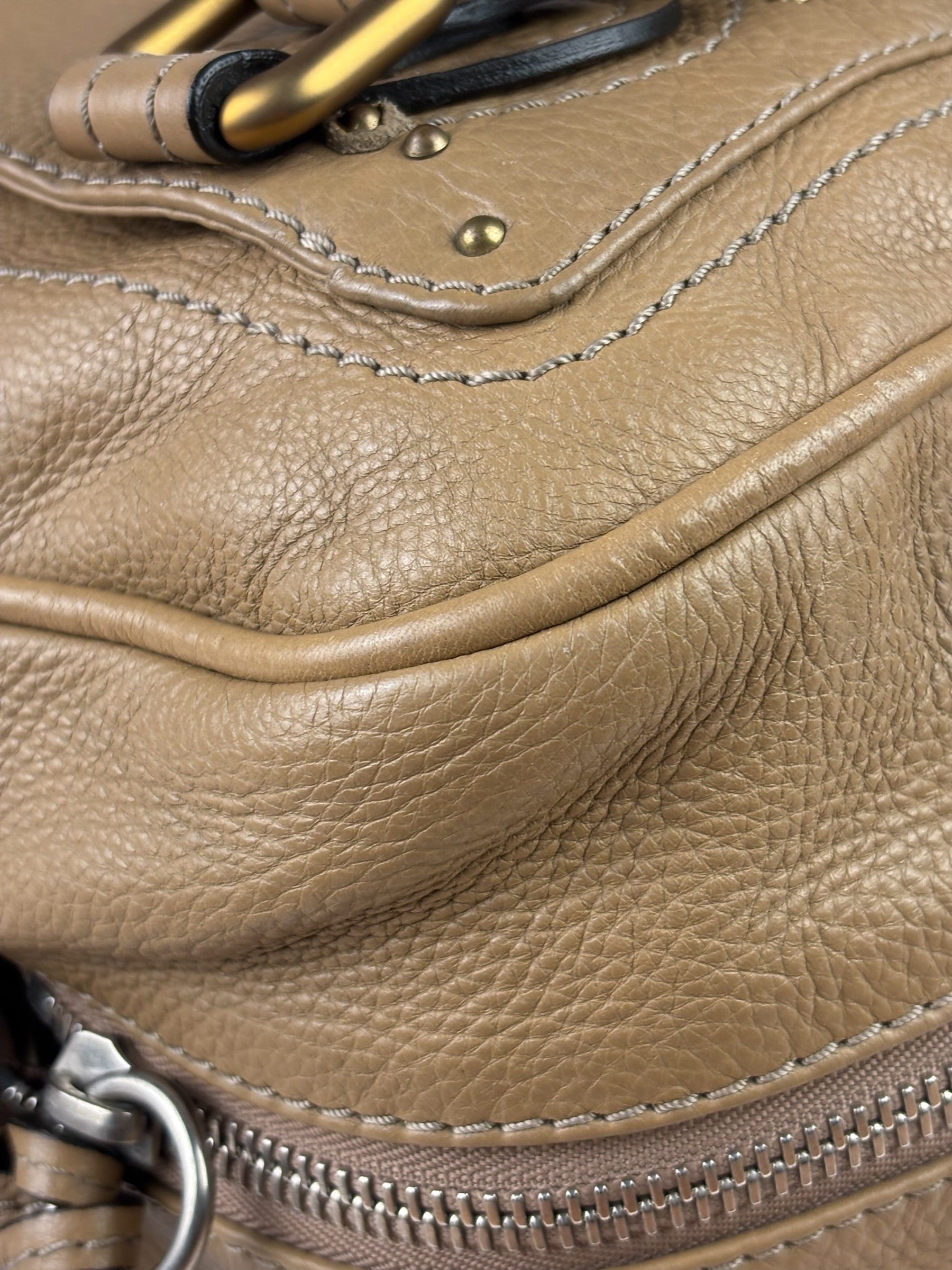 Chloe Brown Leather Paddington Shoulder Bag