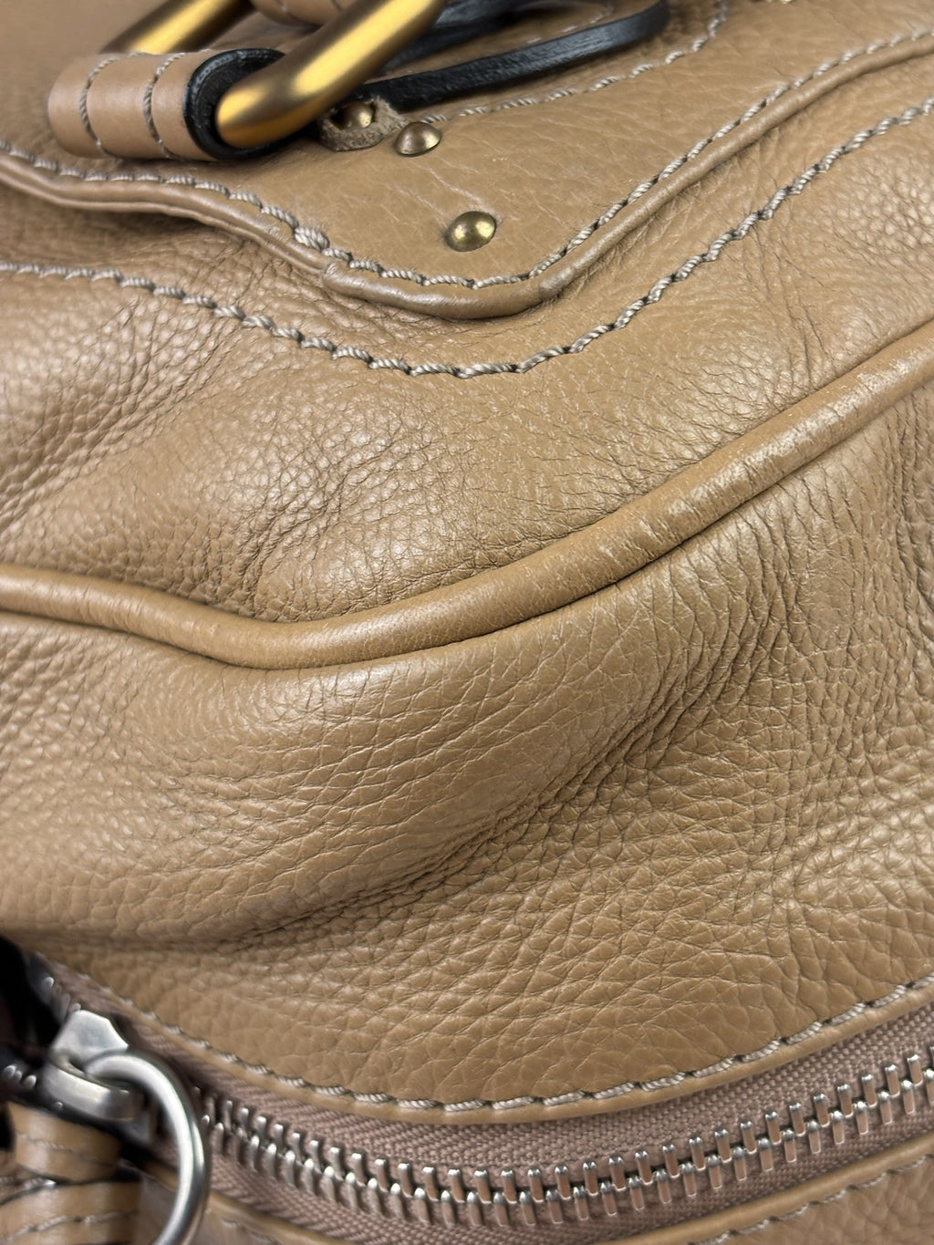 Chloe Brown Leather Paddington Shoulder Bag