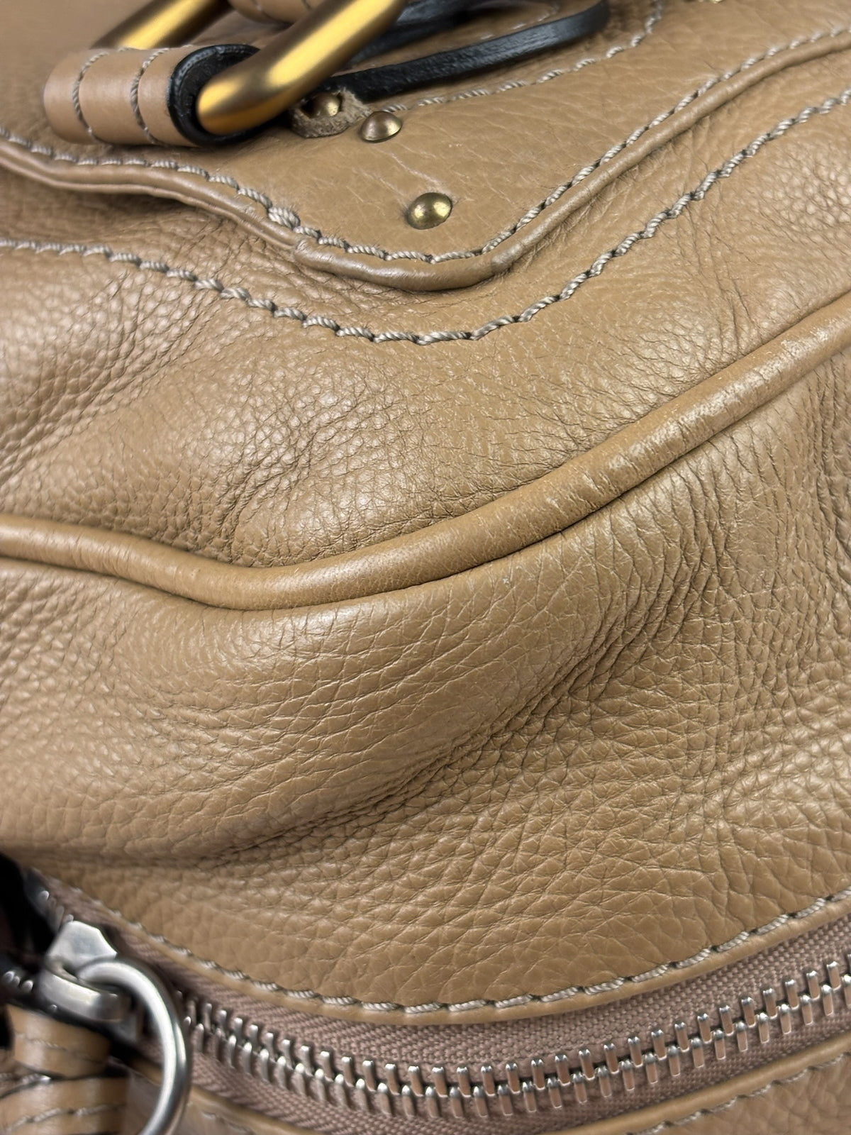 Chloe Brown Leather Paddington Shoulder Bag