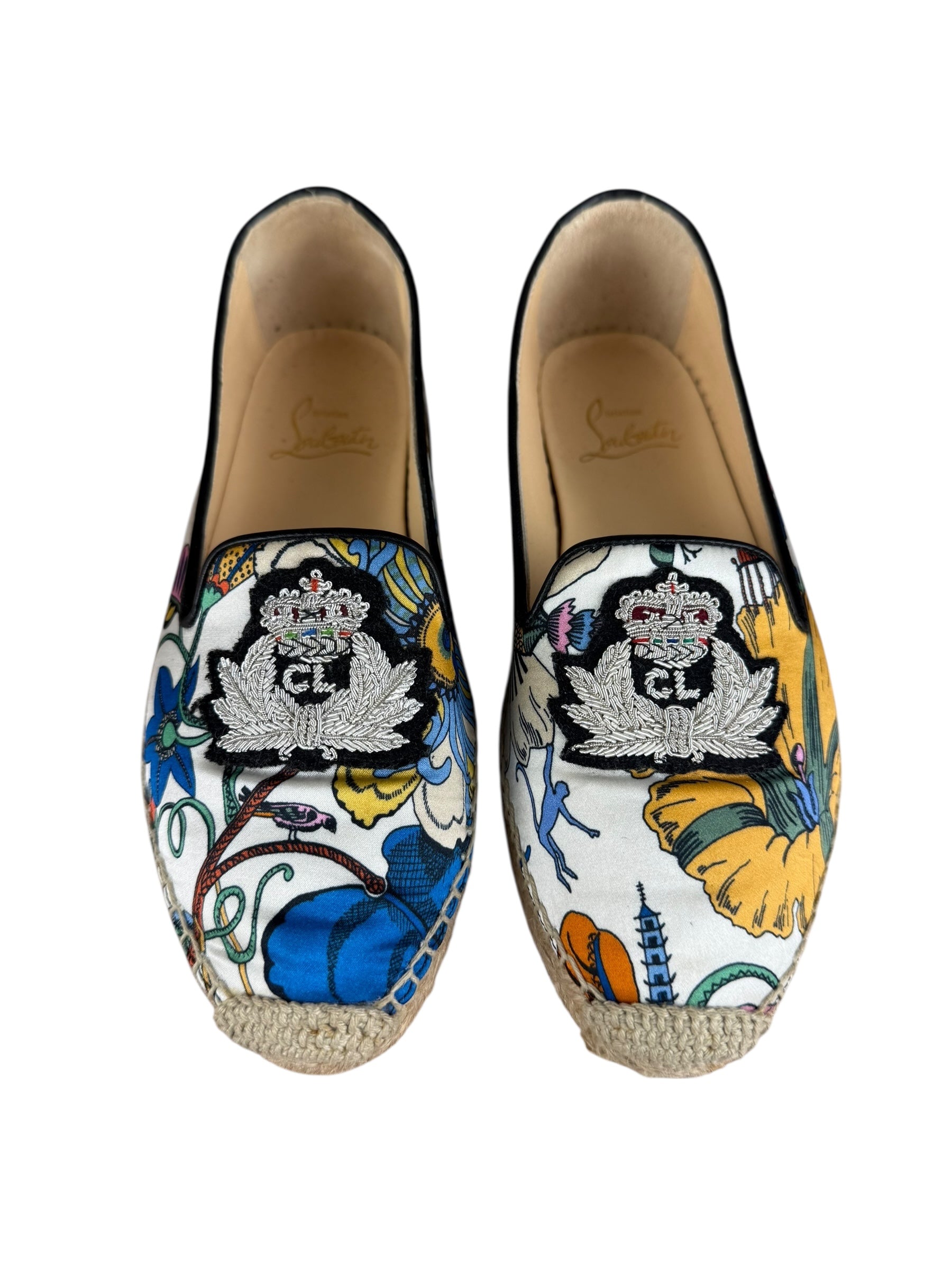 Christian Louboutin Patterned Flat Espadrilles
