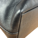 Coach Black Leather City Zip Tote Bag