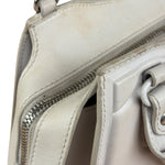 Balenciaga White Leather Neo Classic Le City Two-Way Bag