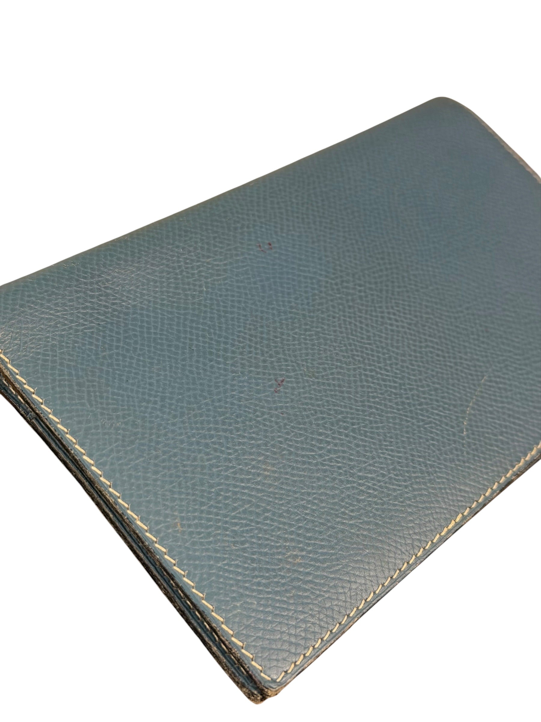 Hermes Blue Gene Leather Epson Agenda Cover