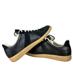 Maison Margiela Replica Leather and Suede Sneaker Black
