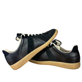 Maison Margiela Replica Leather and Suede Sneaker Black