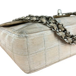 Chanel Vintage Beige Travel Line Classic Flap 2001