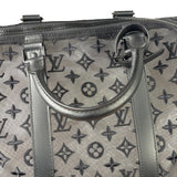 Louis Vuitton x Virgil Abloh Black Leather Trim Monogram Keepall 50