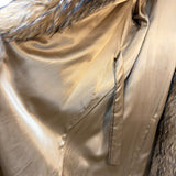 Vintage Brown Raccoon Full Length Fur Coat