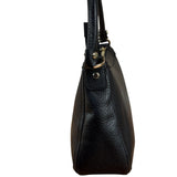 Gucci Black Pebbled Leather Shoulder Bag