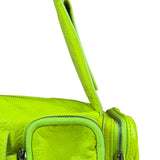 Balenciaga Fluo Yellow Leather Super Busy XS Sling Bag