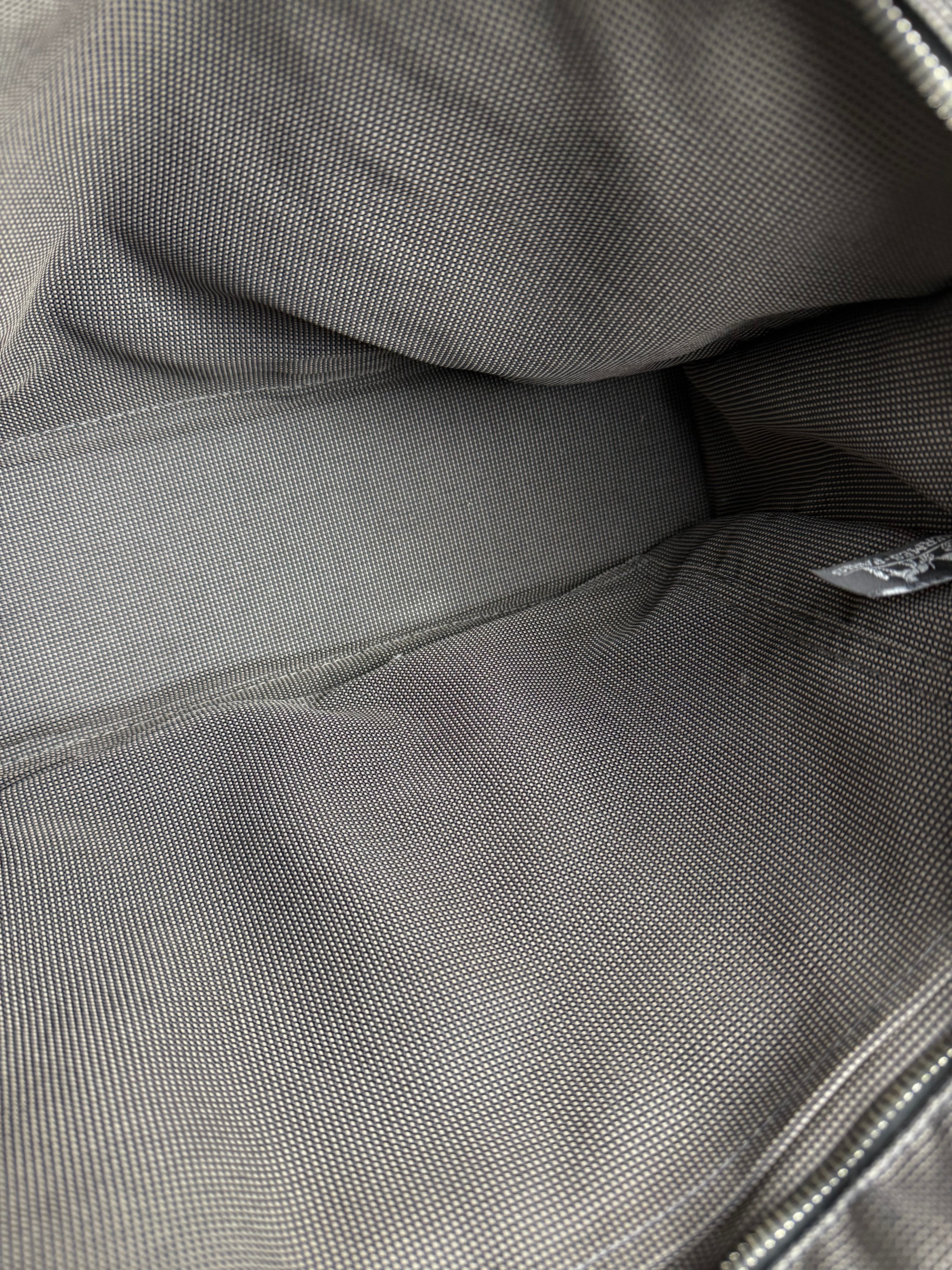 Hermes Herline Canvas Tote Grey