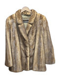 Vintage Light Brown Mink Fur Coat