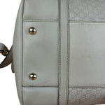 Gucci Vintage Beige Leather GG 2Way Bag
