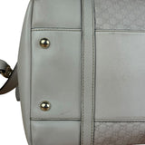 Gucci Vintage Beige Leather GG 2Way Bag
