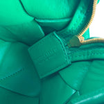 Bottega Veneta Small Green Intrecciato Cassette Camera Bag