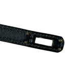 Hermes Black Mini Kelly 20 Box Calf 1991