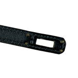 Hermes Black Mini Kelly 20 Box Calf 1991