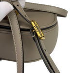 Fendi Dove Gray Leather C'mon Crossbody Bag