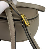 Fendi Dove Gray Leather C'mon Crossbody Bag