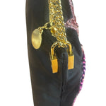 Tom Ford Black Satin Sequin Crossbody Bag