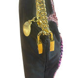Tom Ford Black Satin Sequin Crossbody Bag