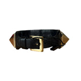 Valentino Stud Pyramid Leather Bracelet