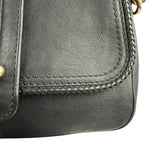 Gucci Black Leather Marrakech Evening Shoulder Bag