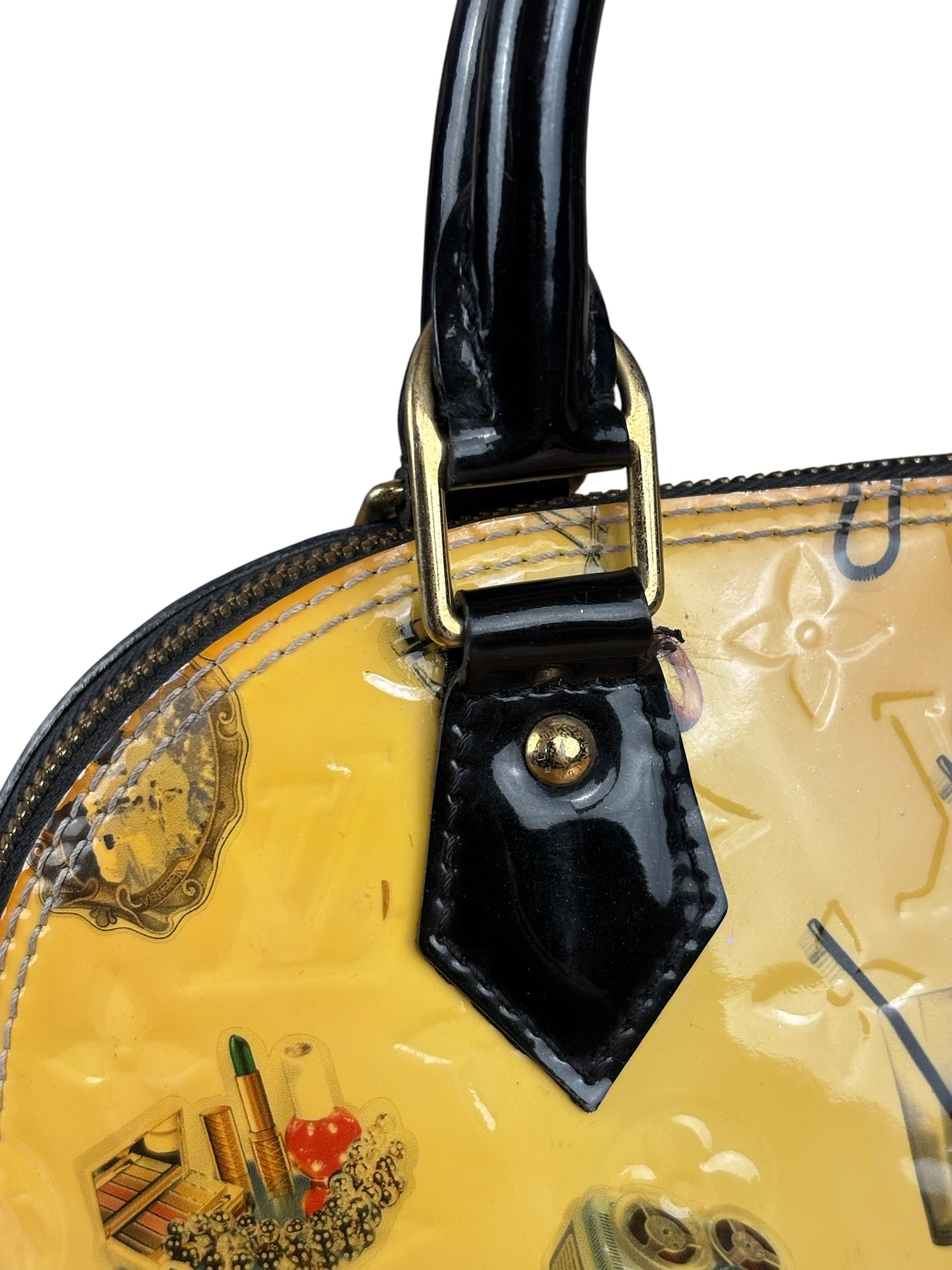 Louis Vuitton Alma BB Vernis Leather Stickers
