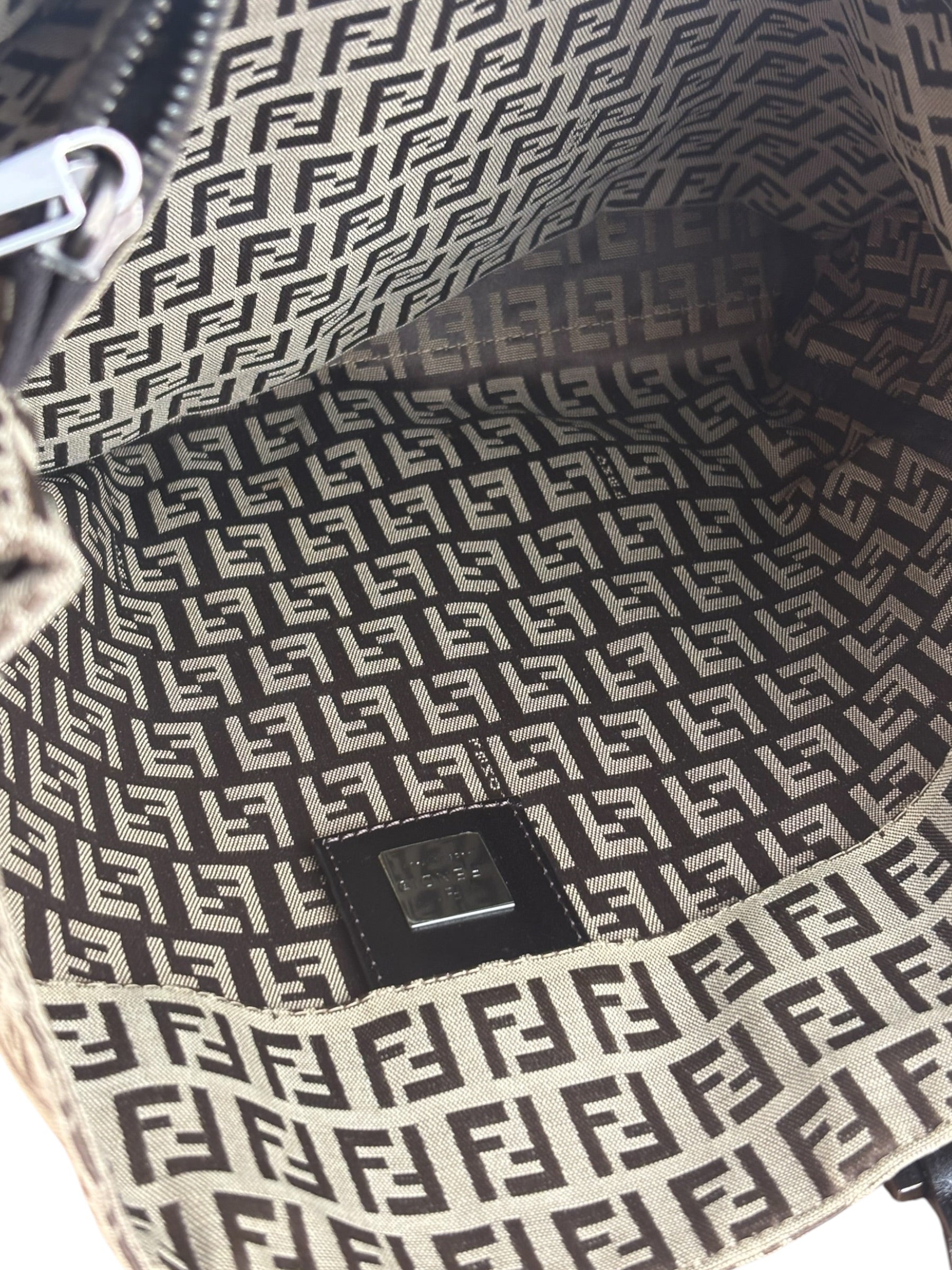 Fendi FF Vintage Canvas Tote Bag