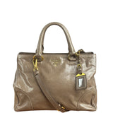 Prada Vitello Shine 2Way Tote Bag