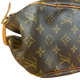 Louis Vuitton Leather Batignolles Horizontal Canvas Monogram Tote Bag