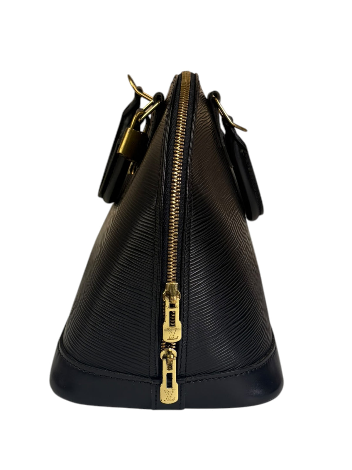 Louis Vuitton Black Epi Leather Alma Handbag PM