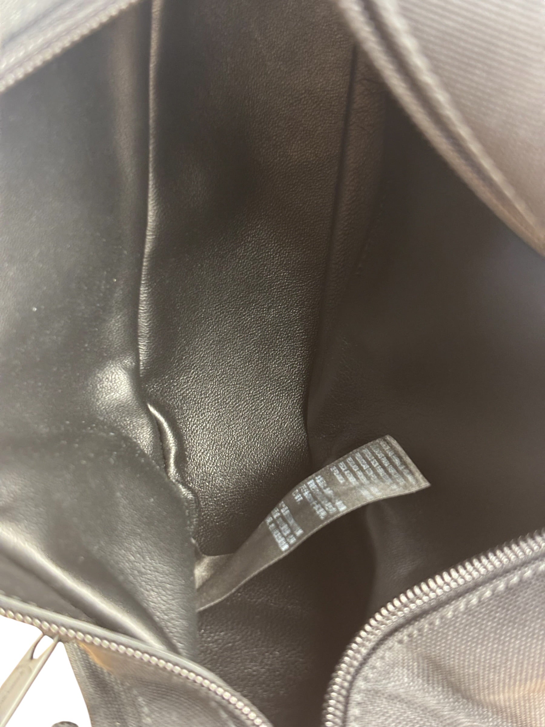 Balenciaga Black Nylon Chain Shoulder Bag